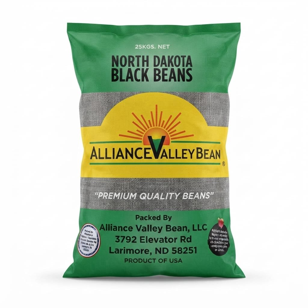 Frijol Negro Americano — Bulto 25 kg (a granel)
