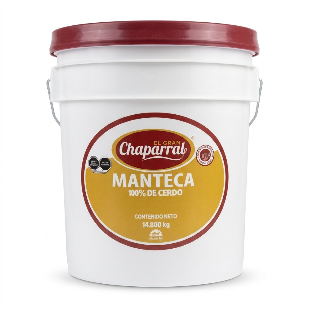 Manteca de Cerdo — Cubeta 14.8 kg