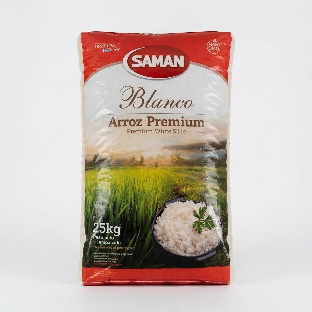 Arroz Samán — Costal 25 kg