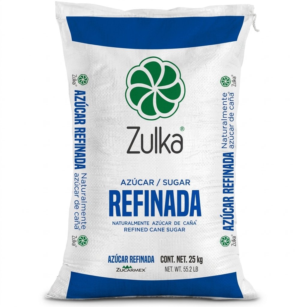 Azúcar Refinada — Costal 25 kg (a granel)