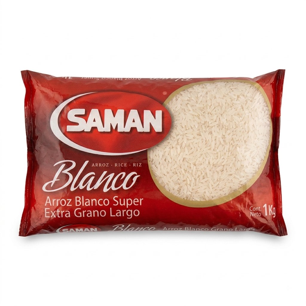 Arroz Samán — Bolsa 1 kg (Empaque original Samán)