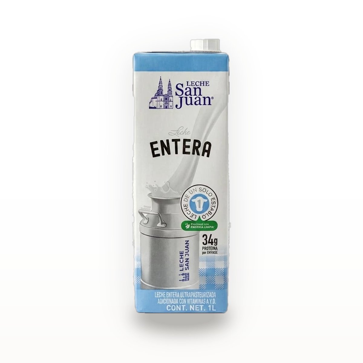 Leche Entera — Caja (6 envases de 1 L)